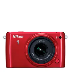 Nikon 1 J1 Two-Lens Wide Angle Kit  Red