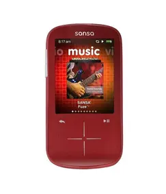 Sansa Fuze+ MP3 Player (Red) - 4GB