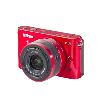 Nikon 1 J1 Two-Lens Wide Angle Kit  Red, 2 image
