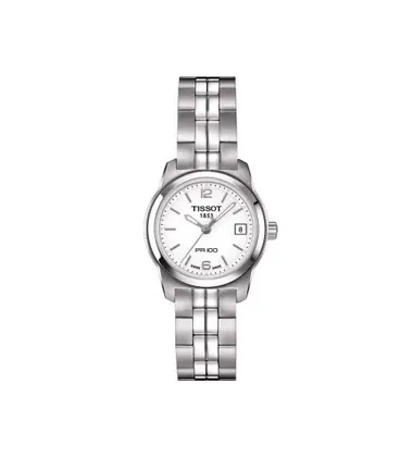 PR 100 Women's White Quartz Watch